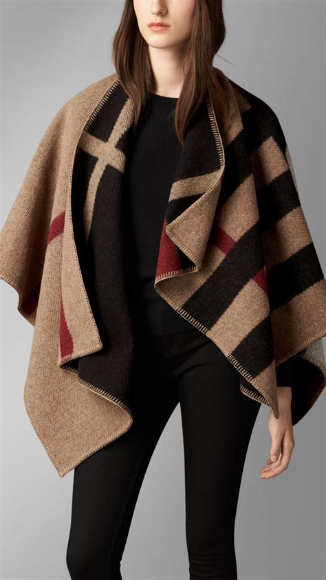 burberry blanket poncho for sale|authentic Burberry poncho.